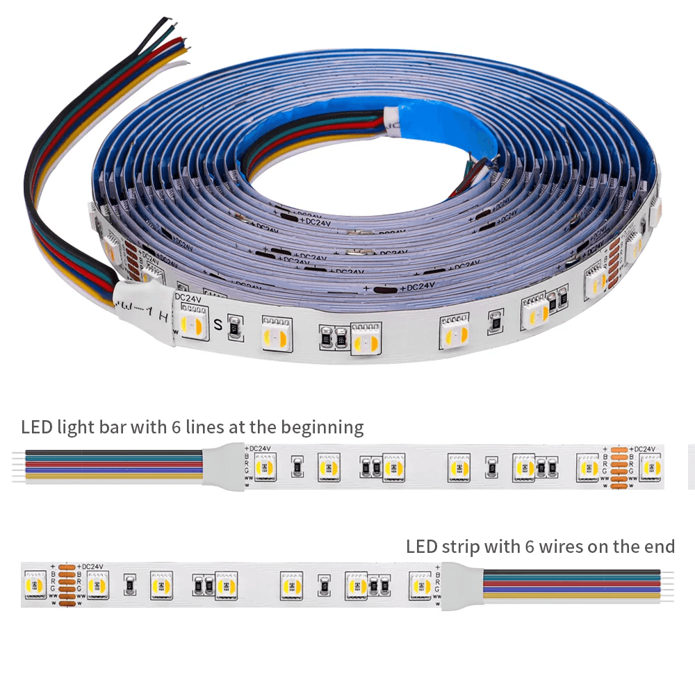 SMD5050 RGB CCT 5 In 1 LED Strip Light Konnine